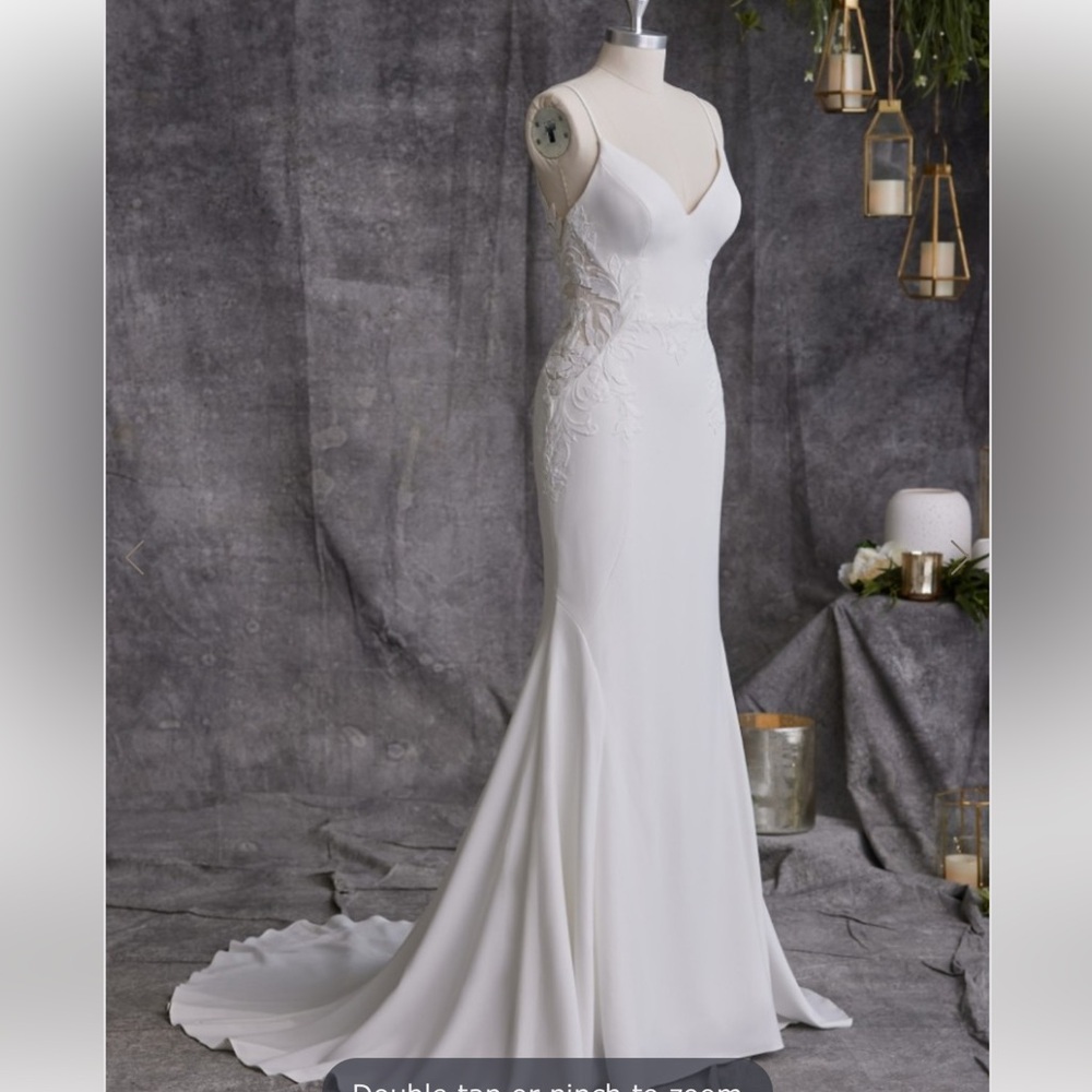 Dionne Rebecca Ingram ivory wedding dress including jacket